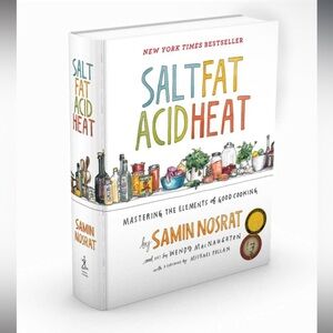 Salt Acid Fat Heat Hardcover Book by Samin Nosrat